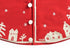 Handmade Christmas Tree Skirt in Cotton - Village Scene on Red - 60" - ARCADIA HOME